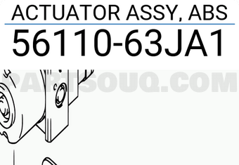 Suzuki 5611063JA1 ACTUATOR ASSY, ABS