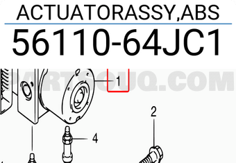 Suzuki 5611064JC1 ACTUATORASSY,ABS
