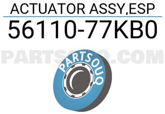 Suzuki 5611077KB0 ACTUATOR ASSY,ESP