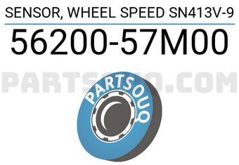 Suzuki 5620057M00 SENSOR, WHEEL SPEED SN413V-9