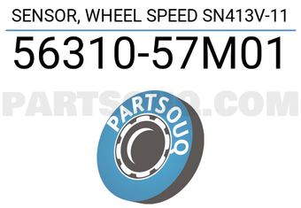 Suzuki 5631057M01 SENSOR, WHEEL SPEED SN413V-11