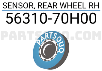Suzuki 5631070H00 SENSOR, REAR WHEEL RH