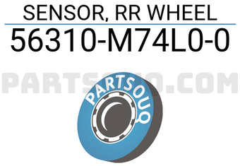 Suzuki 56310M74L00 SENSOR, RR WHEEL