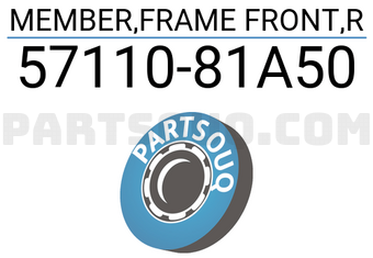 Suzuki 5711081A50 MEMBER,FRAME FRONT,R
