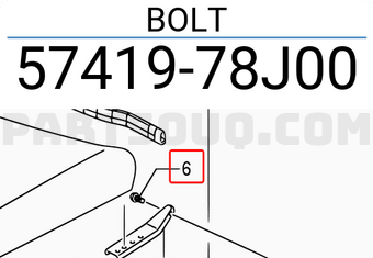 Suzuki 5741978J00 BOLT