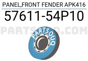 Suzuki 5761154P10 PANEL,FRONT FENDER APK416