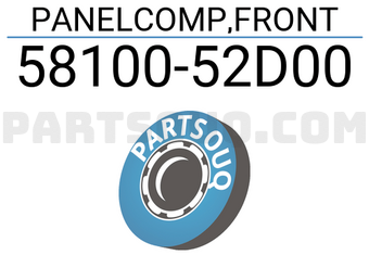 Suzuki 5810052D00 PANELCOMP,FRONT