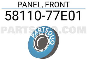 Suzuki 5811077E01 PANEL, FRONT