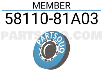 Suzuki 5811081A03 MEMBER