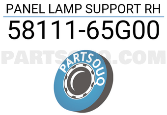 Suzuki 5811165G00 PANEL LAMP SUPPORT RH