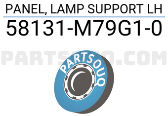 Suzuki 58131M79G10 PANEL, LAMP SUPPORT LH