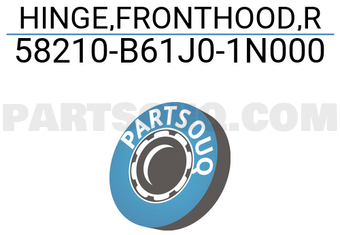 Suzuki 58210B61J01N000 HINGE,FRONTHOOD,R