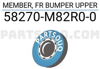 Suzuki 58270M82R00 MEMBER, FR BUMPER UPPER