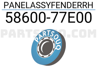 Suzuki 5860077E00 PANELASSYFENDERRH