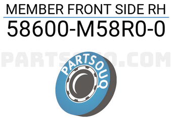 Suzuki 58600M58R00 MEMBER FRONT SIDE RH