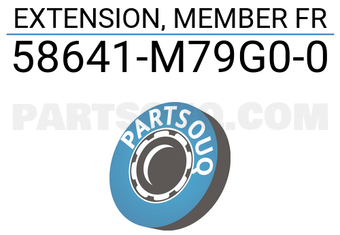 Suzuki 58641M79G00 EXTENSION, MEMBER FR