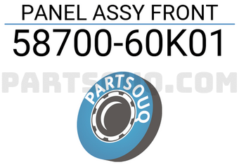 Suzuki 5870060K01 PANEL ASSY FRONT