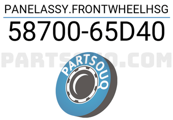 Suzuki 5870065D40 PANELASSY.FRONTWHEELHSG