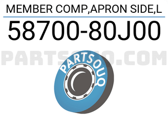Suzuki 5870080J00 MEMBER COMP,APRON SIDE,L