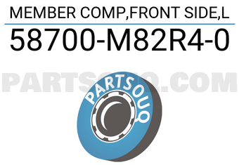 Suzuki 58700M82R40 MEMBER COMP,FRONT SIDE,L