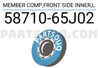 Suzuki 5871065J02 MEMBER COMP,FRONT SIDE INNER,L