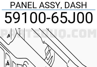 Suzuki 5910065J00 PANEL ASSY, DASH