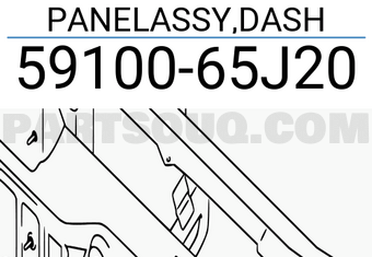 Suzuki 5910065J20 PANELASSY,DASH