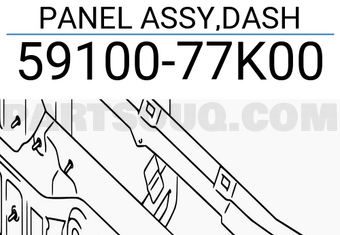 Suzuki 5910077K00 PANEL ASSY,DASH