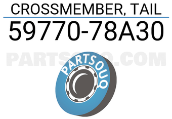 Suzuki 5977078A30 CROSSMEMBER, TAIL