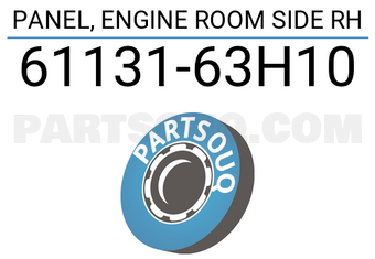 Suzuki 6113163H10 PANEL, ENGINE ROOM SIDE RH
