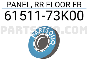 Suzuki 6151173K00 PANEL, RR FLOOR FR