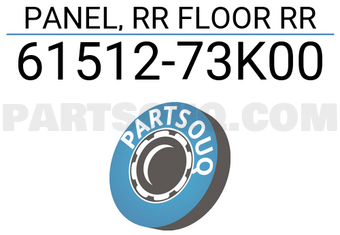 Suzuki 6151273K00 PANEL, RR FLOOR RR