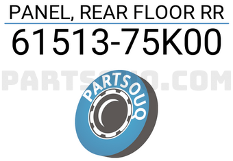 Suzuki 6151375K00 PANEL, REAR FLOOR RR