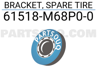 Suzuki 61518M68P00 BRACKET, SPARE TIRE