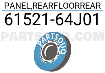 Suzuki 6152164J01 PANEL,REARFLOORREAR