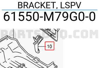Suzuki 61550M79G00 BRACKET, LSPV