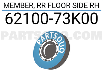 Suzuki 6210073K00 MEMBER, RR FLOOR SIDE RH