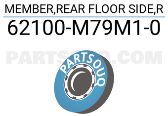 Suzuki 62100M79M10 MEMBER,REAR FLOOR SIDE,R