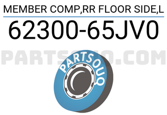 Suzuki 6230065JV0 MEMBER COMP,RR FLOOR SIDE,L