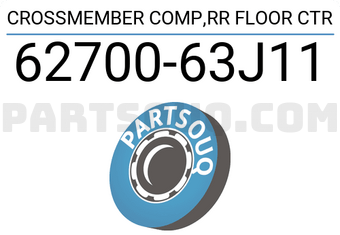 Suzuki 6270063J11 CROSSMEMBER COMP,RR FLOOR CTR