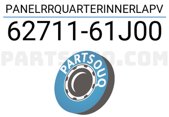 Suzuki 6271161J00 PANELRRQUARTERINNERLAPV