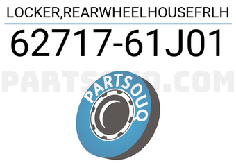 Suzuki 6271761J01 LOCKER,REARWHEELHOUSEFRLH