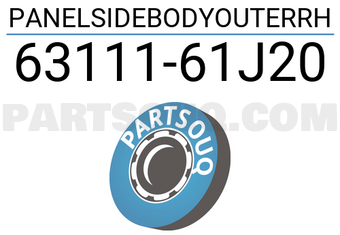 Suzuki 6311161J20 PANELSIDEBODYOUTERRH