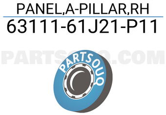 Suzuki 6311161J21P11 PANEL,A-PILLAR,RH