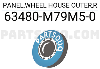 Suzuki 63480M79M50 PANEL,WHEEL HOUSE OUTER,R