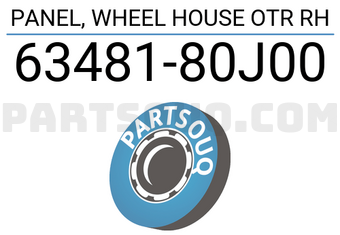 Suzuki 6348180J00 PANEL, WHEEL HOUSE OTR RH