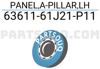 Suzuki 6361161J21P11 PANEL,A-PILLAR,LH