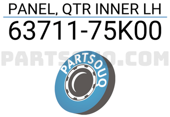 Suzuki 6371175K00 PANEL, QTR INNER LH