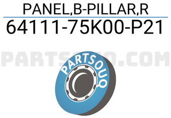 Suzuki 6411175K00P21 PANEL,B-PILLAR,R