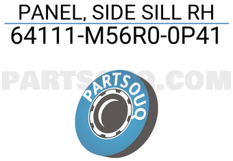 Suzuki 64111M56R00P41 PANEL, SIDE SILL RH